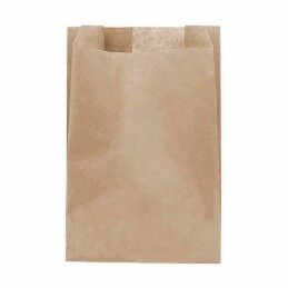 Algon|Saco Reutilizável para Alimentos Algon Papel kraft 10 x 15 cm Descartáveis 30 Peças (36 Unidades)