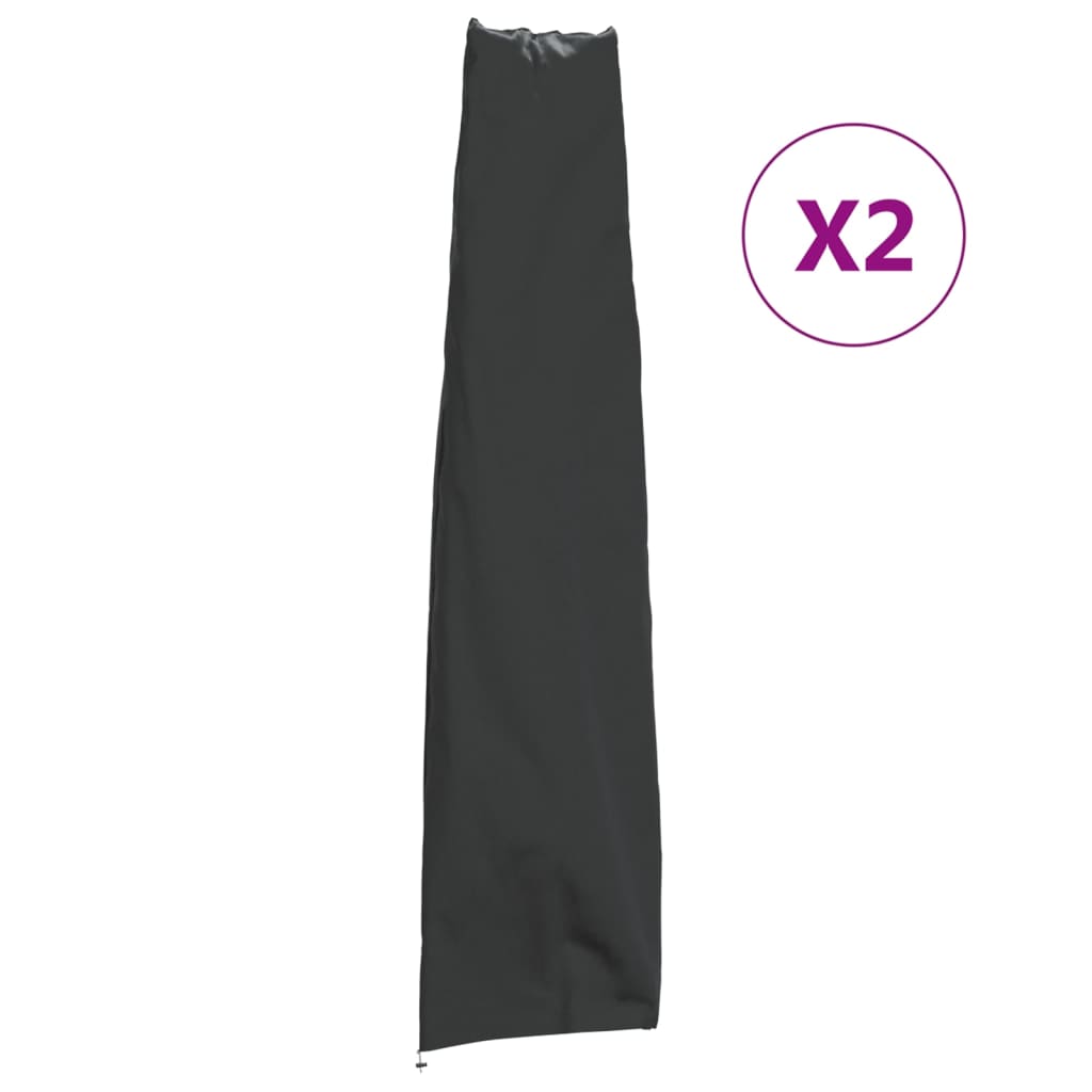 vidaXL Capas para guarda-sol de jardim 2 pcs 190x50/30 cm oxford 420D