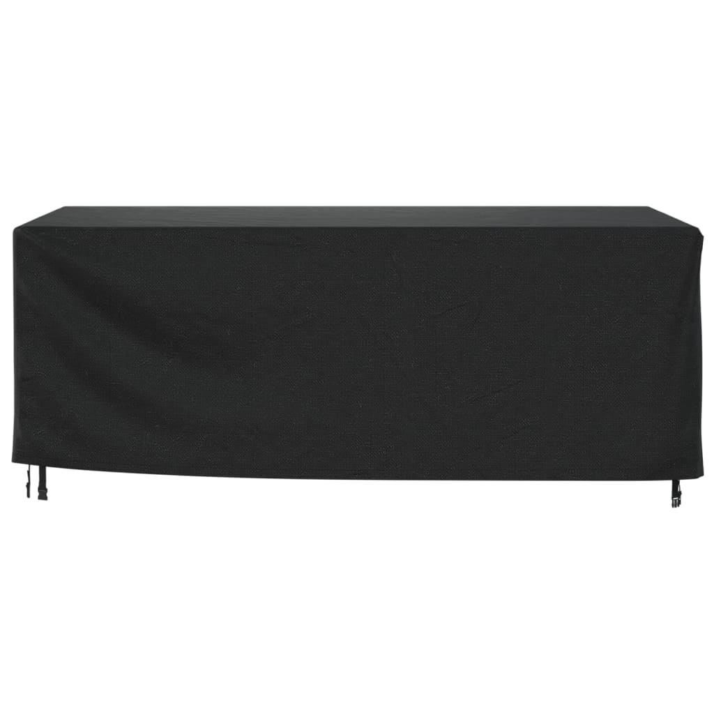 vidaXL Capa p/ mobiliário jardim 240x140x90 cm impermeável 420D preto