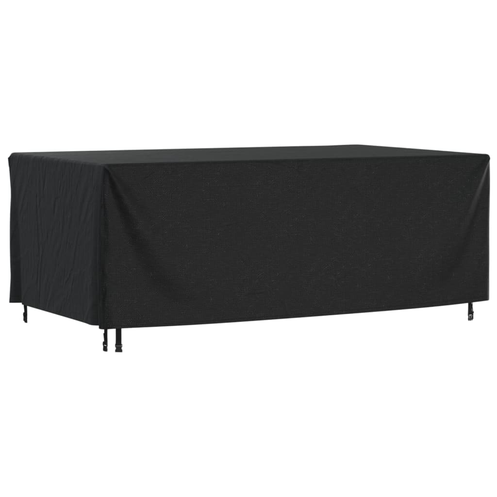 vidaXL Capa p/ mobiliário jardim 240x140x90 cm impermeável 420D preto