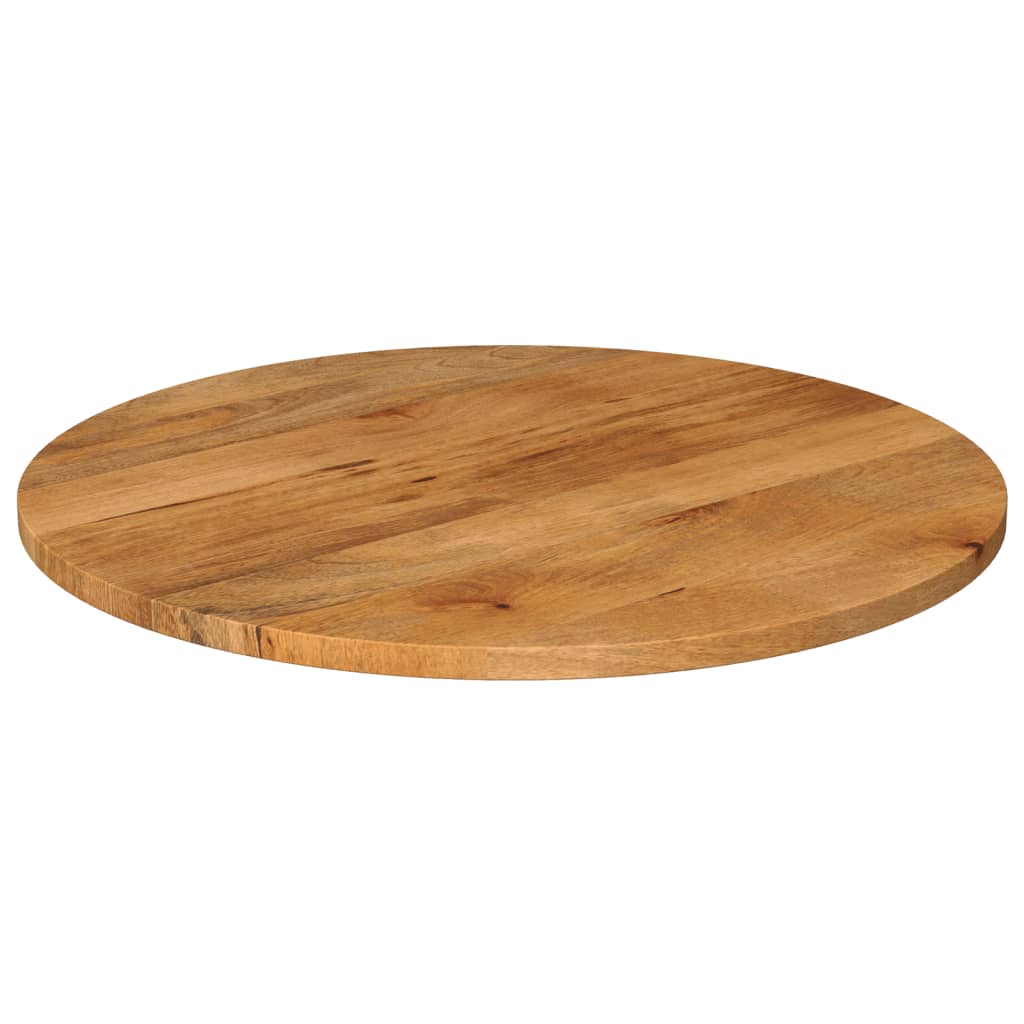 vidaXL Tampo de mesa redondo Ø90x3,8cm madeira de mangueira maciça