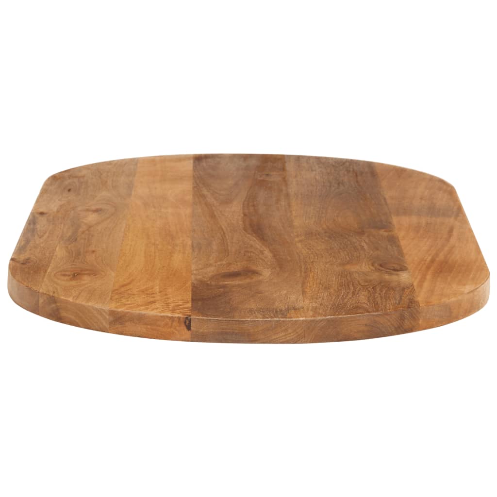 vidaXL Tampo de mesa oval 100x50x2,5 cm madeira de mangueira maciça