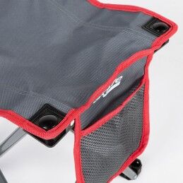 Aktive|Banqueta Aktive Dobrável Camping Cinzento 30 x 32 x 30 cm (4 Unidades)