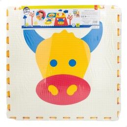 Colorbaby|Tapete Puzzle Colorbaby 4 Peças animais 118 x 118 cm EVA (2 Unidades)