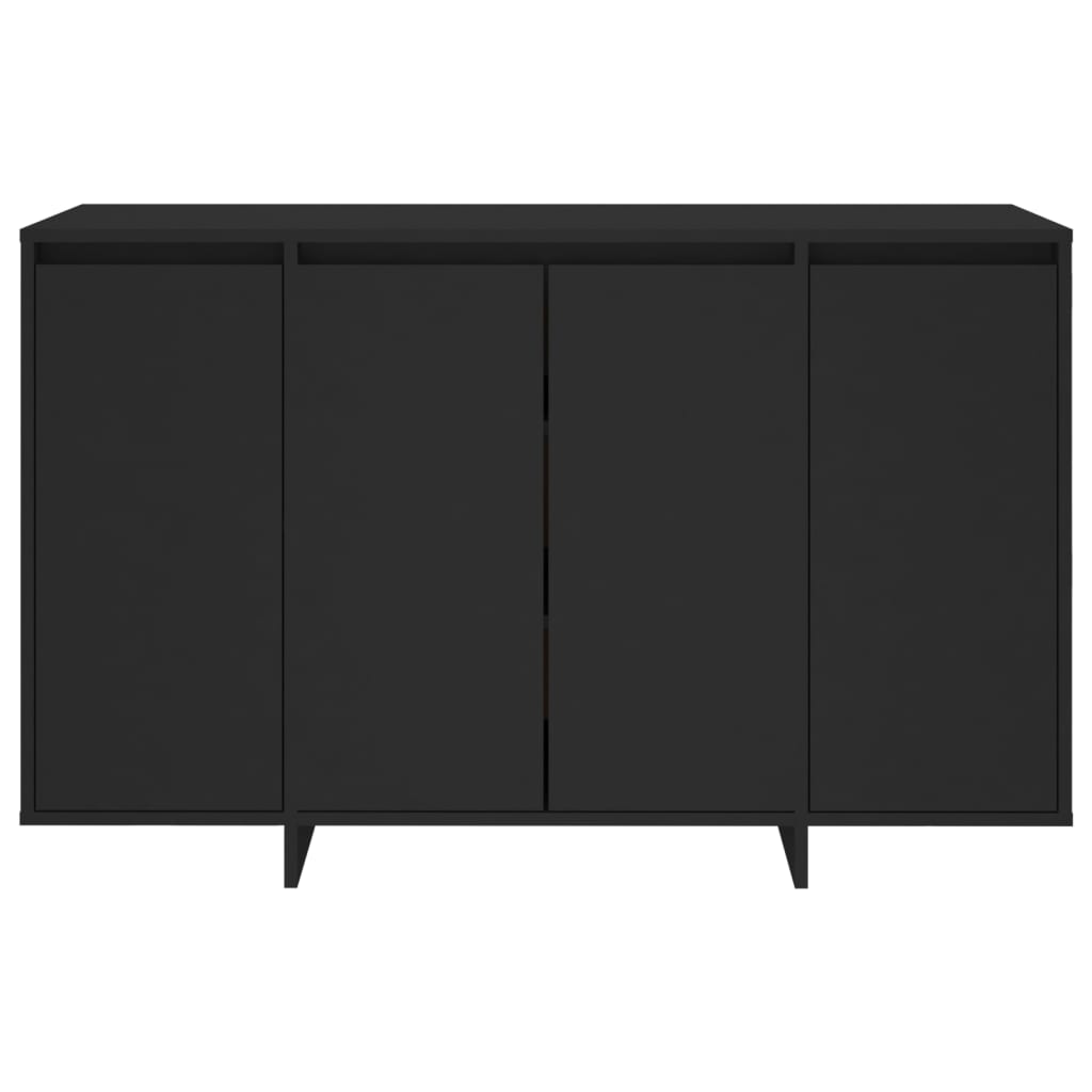 vidaXL Aparador 120x41x75 cm aglomerado preto