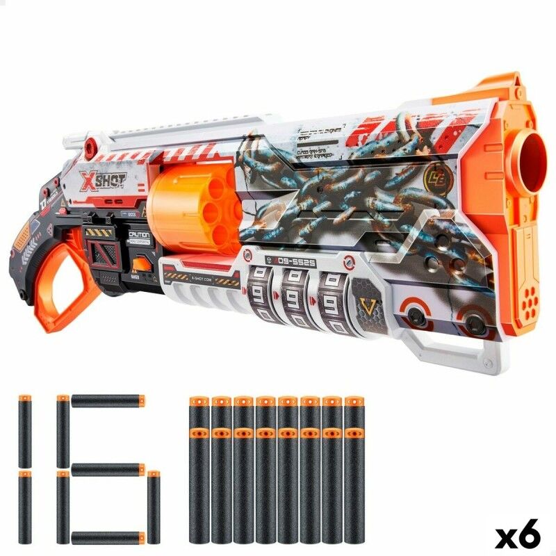 Zuru|Pistola de Dardos Zuru X-Shot Skins Lock Blaster Zuru|Pistola de Dardos Zuru X-Shot Skins Lock Blaster