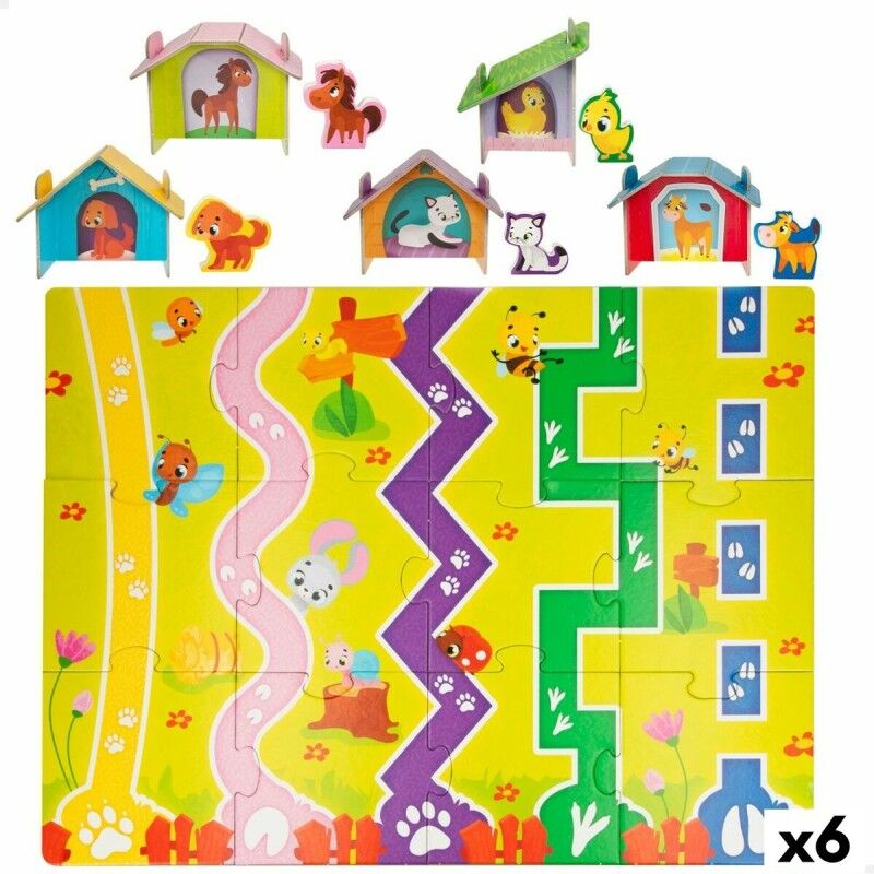 Lisciani Giochi|Puzzle Infantil Lisciani Giochi 48 x 1 x 36 cm Quinta 12 Peças 27 Peças (6 Unidades)