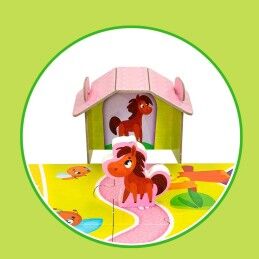 Lisciani Giochi|Puzzle Infantil Lisciani Giochi 48 x 1 x 36 cm Quinta 12 Peças 27 Peças (6 Unidades)