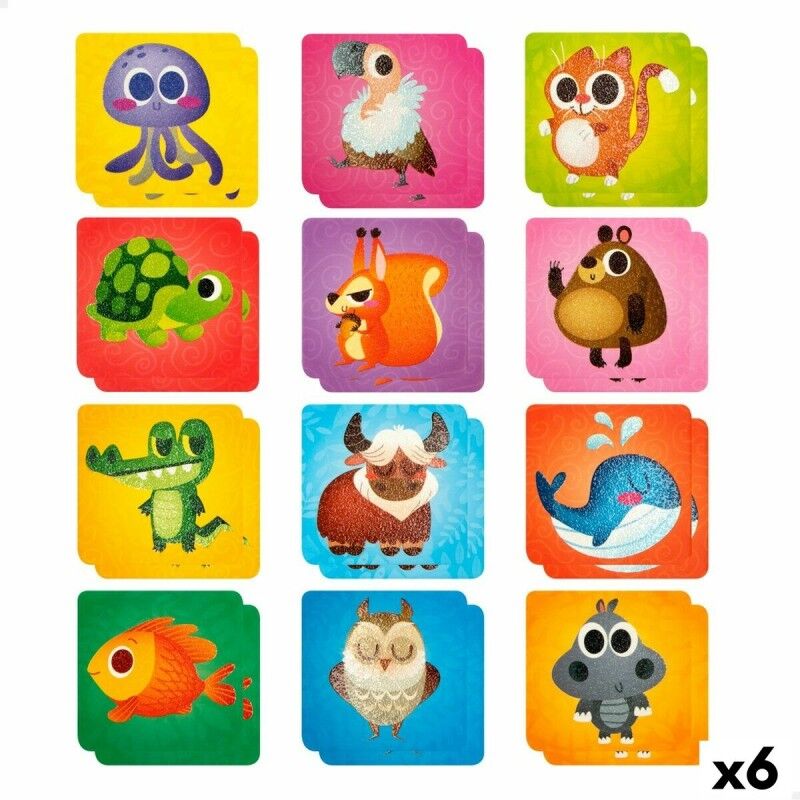 Lisciani Giochi|Jogo de Memória Lisciani Giochi Puzzle Infantil Tátil 24 Peças Lisciani Giochi|Jogo de Memória Lisciani Giochi Puzzle Infantil Tátil 24 Peças