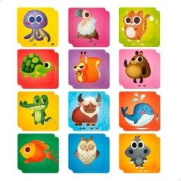 Lisciani Giochi|Jogo de Memória Lisciani Giochi Puzzle Infantil Tátil 24 Peças