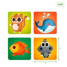 Lisciani Giochi|Jogo de Memória Lisciani Giochi Puzzle Infantil Tátil 24 Peças