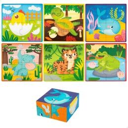Lisciani Giochi|Puzzle 3D Lisciani Giochi 22 x 23 x 1 cm animais 4 Peças (6 Unidades)