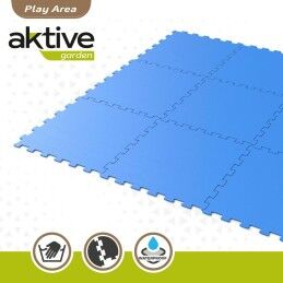 Aktive|Puzzle Infantil Aktive Azul 9 Peças Borracha Eva 50 x 0,4 x 50 cm (4 Unidades)