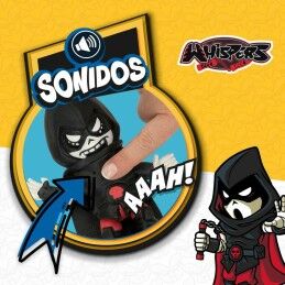 Eolo|Figuras de Ação Eolo Super Masked Whisper 11,5 x 15,5 x 6,5 cm Elástico (12 Unidades)