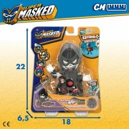 Eolo|Figuras de Ação Eolo Super Masked Whisper 11,5 x 15,5 x 6,5 cm Elástico (12 Unidades)