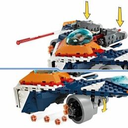 Lego|Jogo de Construção Lego 76278 Marvel: Rocket vs. Ronan's Spaceship Multicolor 290 Peças