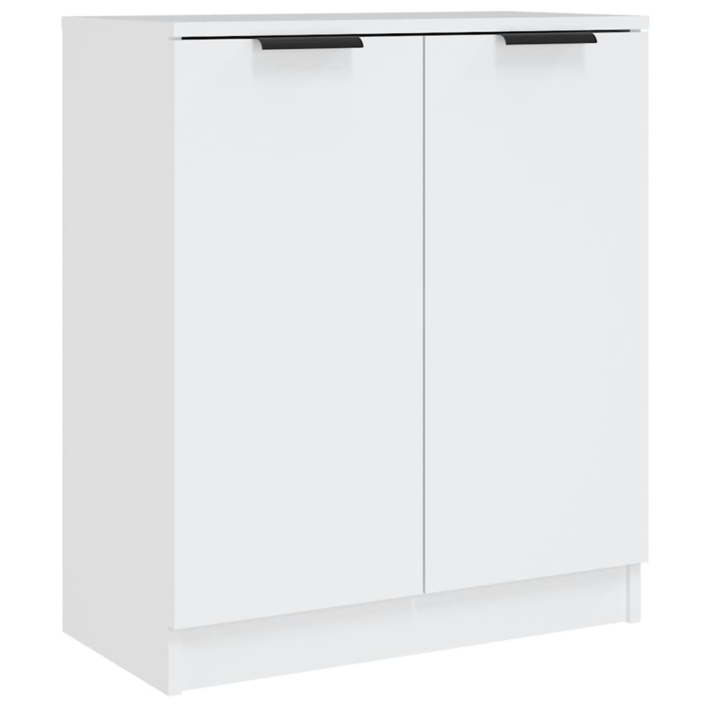 vidaXL Aparadores 2 pcs 60x30x70 cm derivados de madeira branco