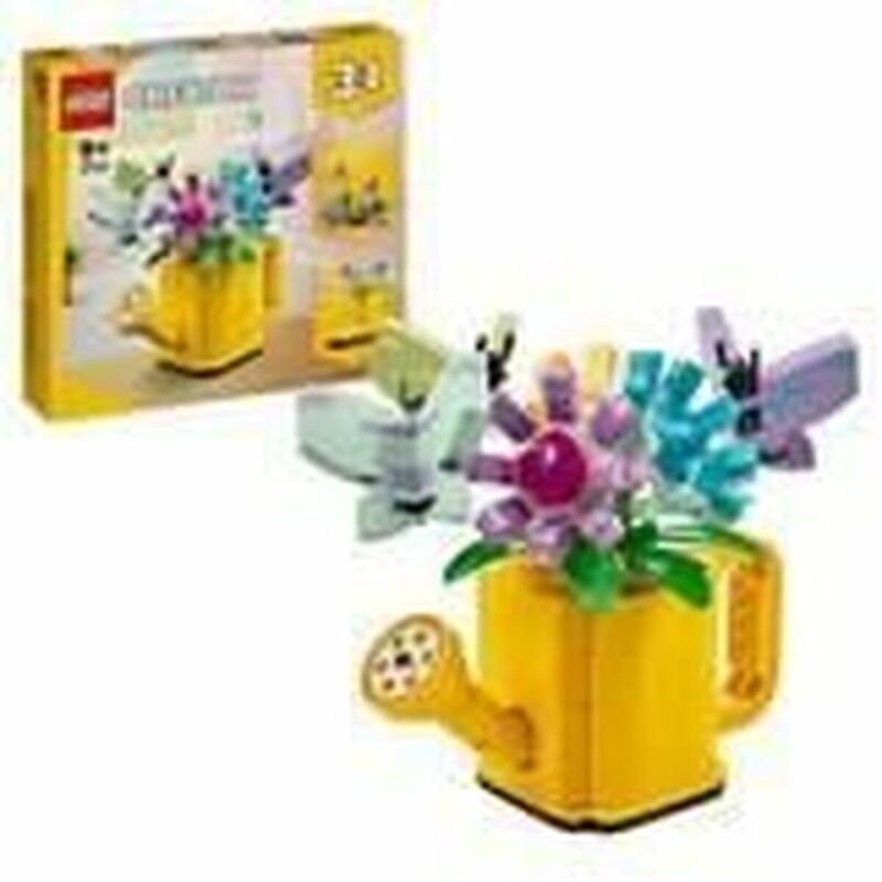 Lego|Jogo de Construção Lego 31149 Creator 3in1 Flowers in the Watering Can Multicolor