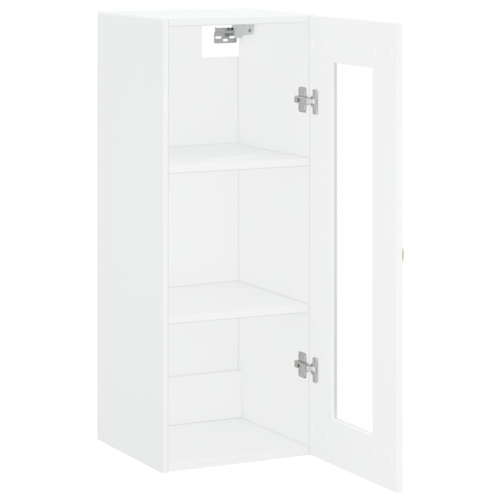 vidaXL Armário de parede 34,5x34x90 cm branco