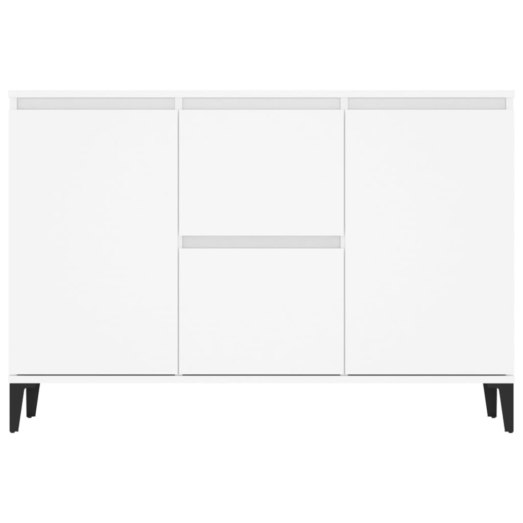 vidaXL Aparador 104x35x70 cm contraplacado branco