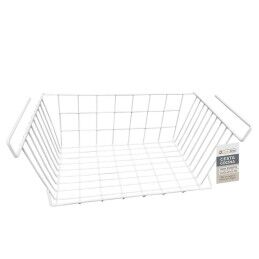 Confortime|Cesto para Prateleira de Cozinha Confortime Branco 43 x 24,4 x 18,5 cm (12 Unidades)