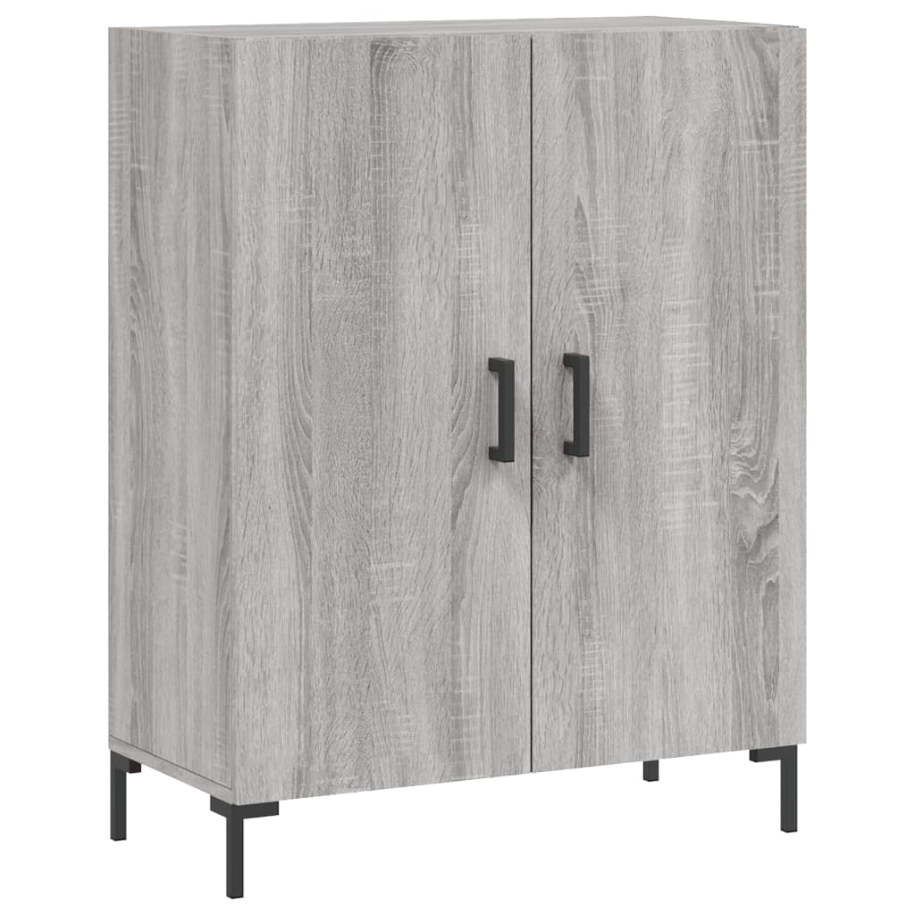 vidaXL Armário alto 69,5x34x180 cm derivados de madeira sonoma cinza