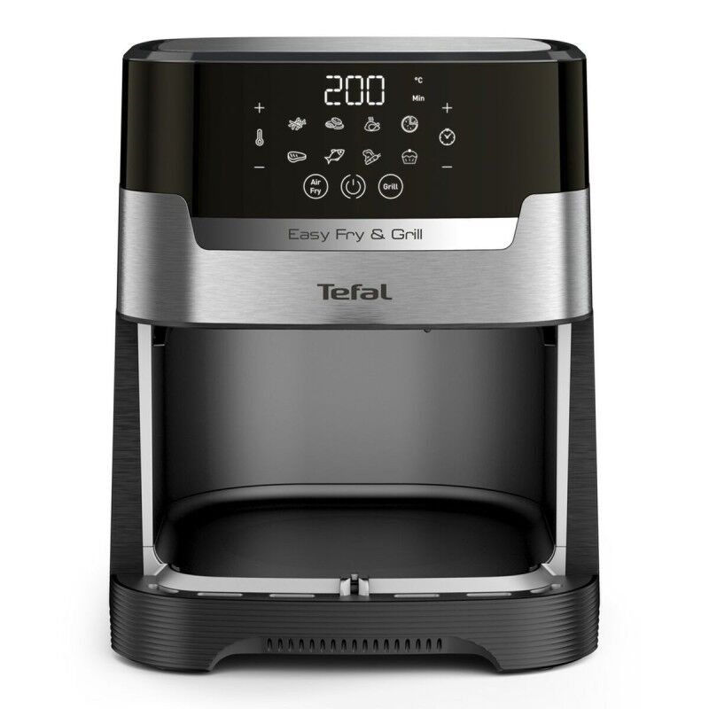 Tefal|Fritadeira de Ar Tefal EY505D15 4,2 L Preto Cinzento Aço Tefal|Fritadeira de Ar Tefal EY505D15 4,2 L Preto Cinzento Aço