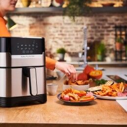 Tefal|Fritadeira de Ar Tefal EY505D15 4,2 L Preto Cinzento Aço