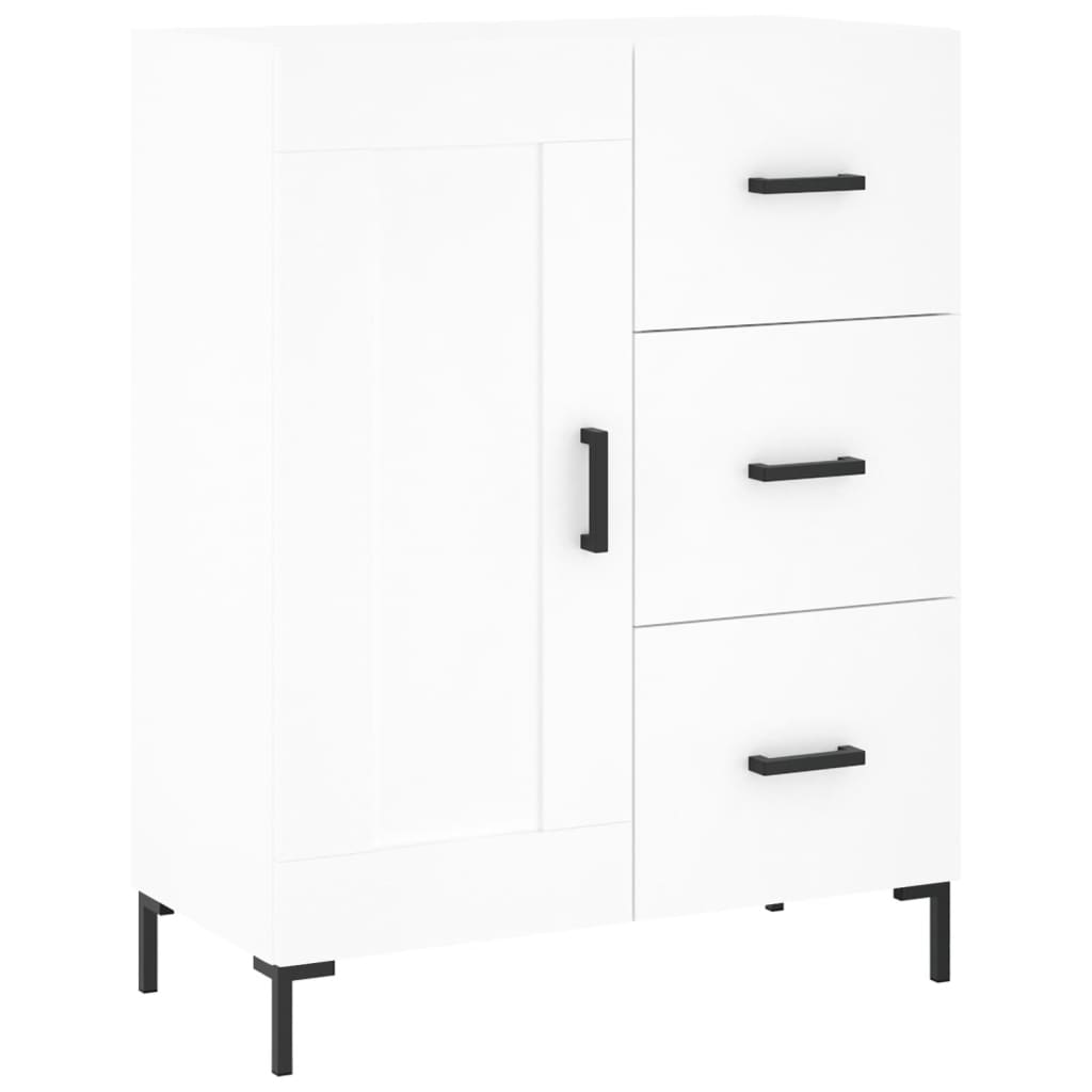 vidaXL Armário alto 69,5x34x180 cm derivados de madeira branco