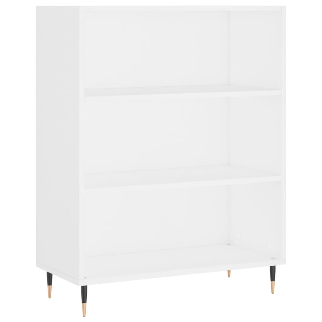 vidaXL Armário alto 69,5x32,5x180 cm derivados de madeira branco