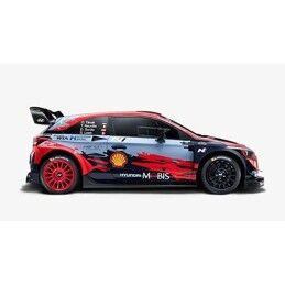 Hyundai|Carro Rádio Controlo Hyundai i20 WRC Bateria 2,4 GHz Carregador 1:16