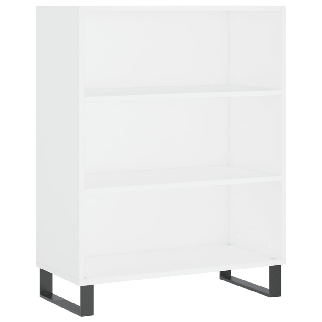 vidaXL Armário alto 69,5x34x180 cm derivados de madeira branco