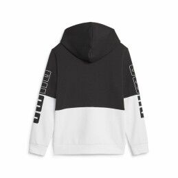 Puma|Polar com Capuz e Fecho Unissexo Puma Preto