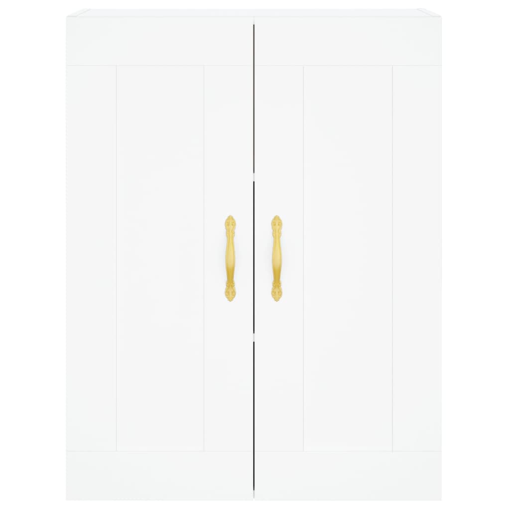 vidaXL Armário alto 69,5x34x180 cm derivados de madeira branco