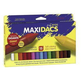 Ceras de cores Alpino Maxidacs Multicolor (24 Unidades)