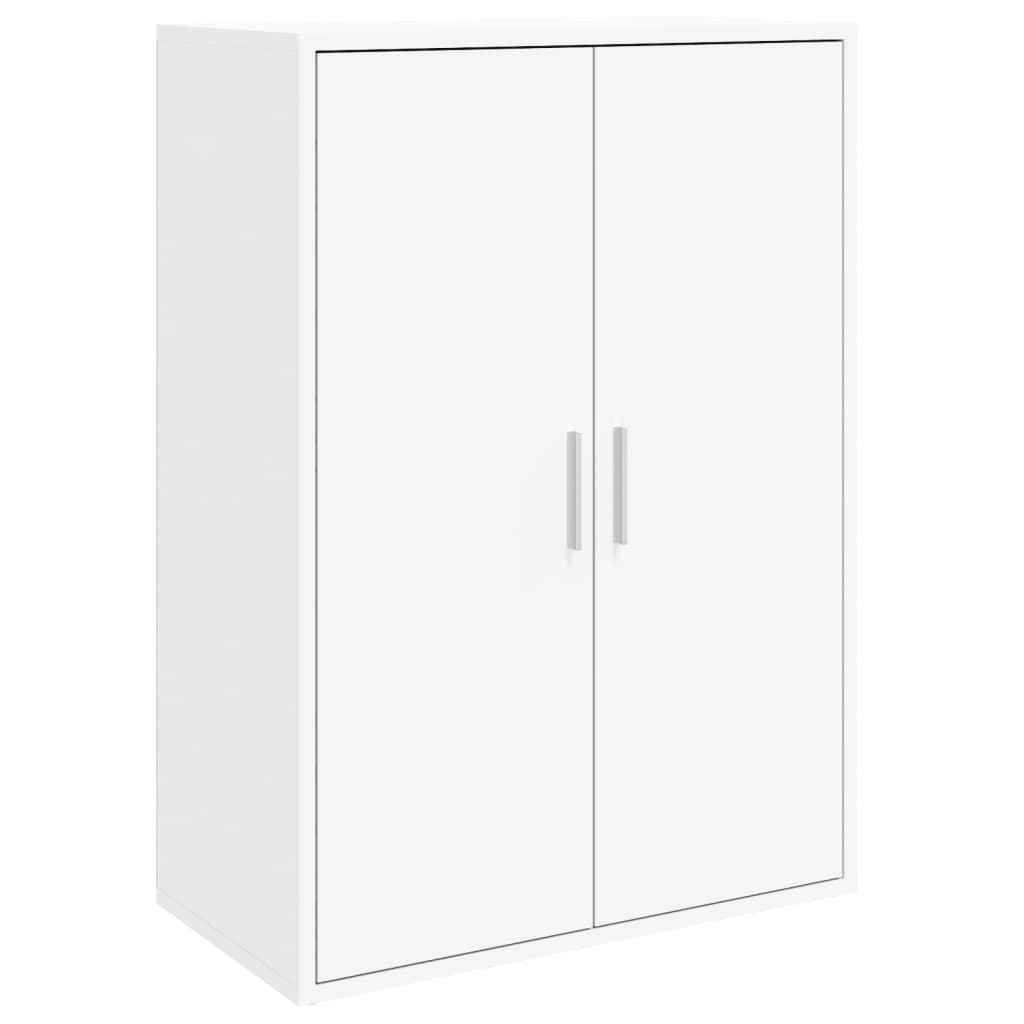 vidaXL Aparadores 2 pcs 60x31x84 cm derivados de madeira branco