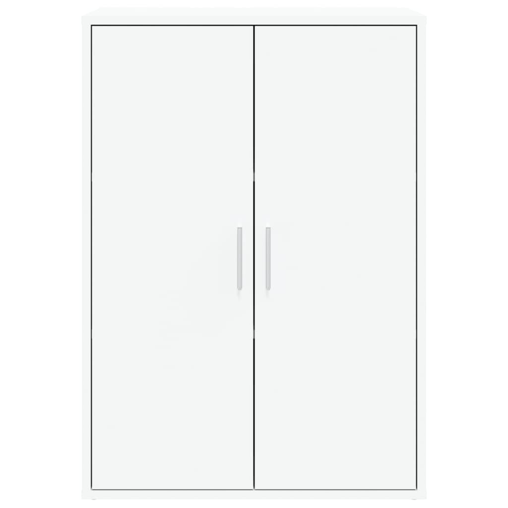 vidaXL Aparadores 2 pcs 60x31x84 cm derivados de madeira branco