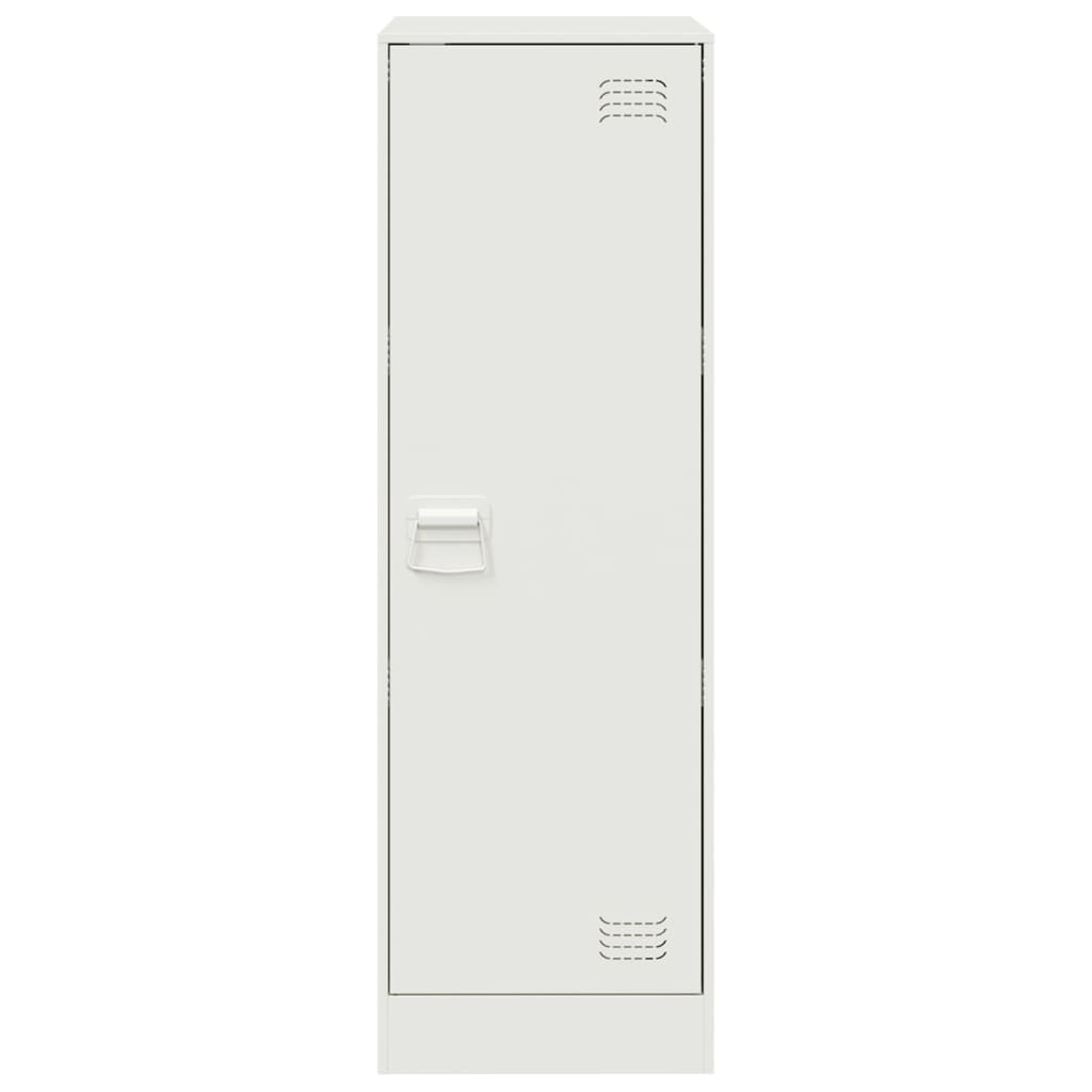 vidaXL Aparador 34,5x39x107 cm aço branco