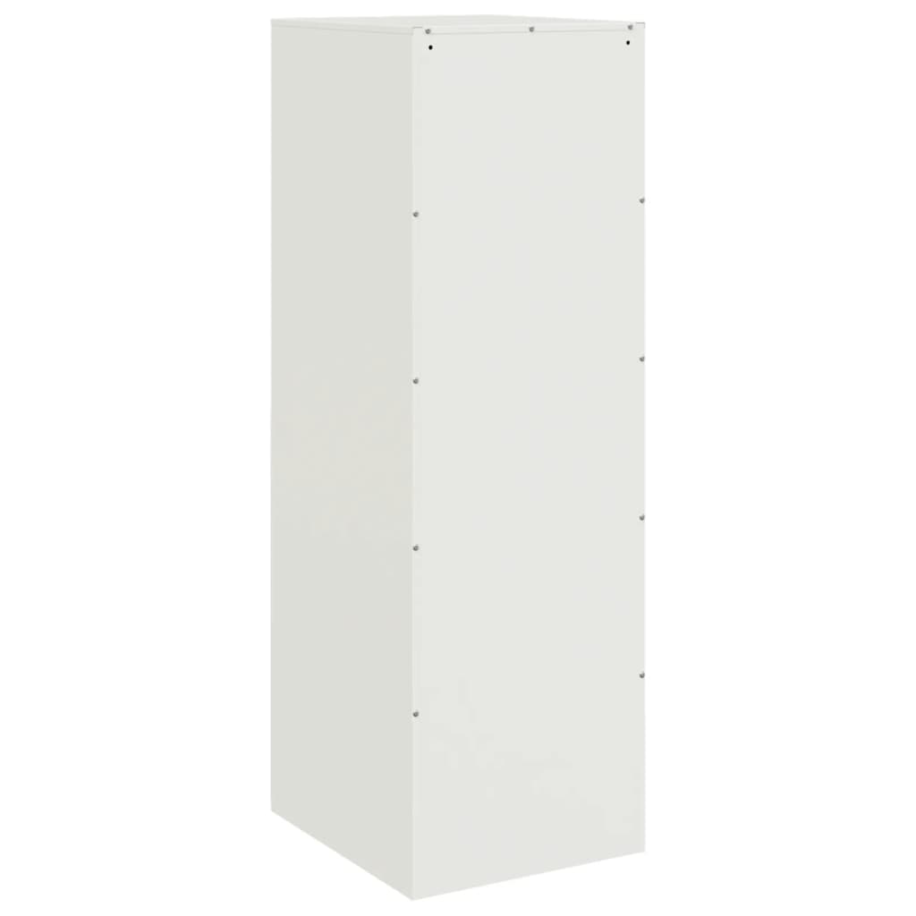 vidaXL Aparador 34,5x39x107 cm aço branco