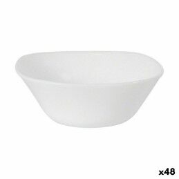 Quid|bandeja de aperitivos Quid Gastro Fun Branco Cerâmica 20,5 x 11 x 3,5 cm (12 Unidades) (Pack 12x)