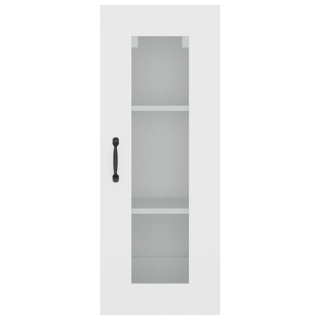 vidaXL Armário de parede suspenso 34,5x34x90 cm branco