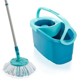 Balde de Limpeza Leifheit Clean Twist Disc Mop Azul Turquesa 2 g