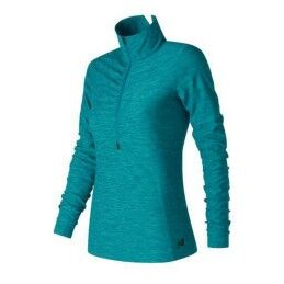 New Balance|Camisola de Manga Comprida de Mulher New Balance WT71102 Verde (XS)