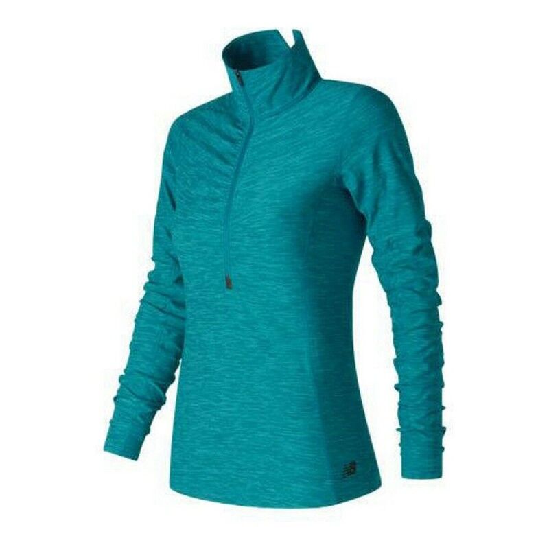 New Balance|Camisola de Manga Comprida de Mulher New Balance WT71102 Verde (XS) New Balance|Camisola de Manga Comprida de Mulher New Balance WT71102 Verde (XS)