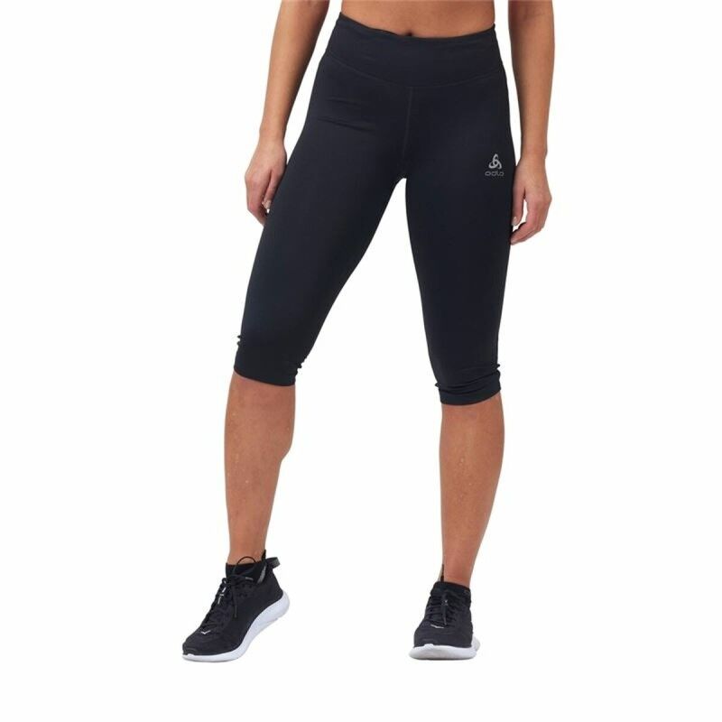 Odlo|Calças Pirata Desportivo para Mulher Odlo 3/4 Essential Preto Odlo|Calças Pirata Desportivo para Mulher Odlo 3/4 Essential Preto