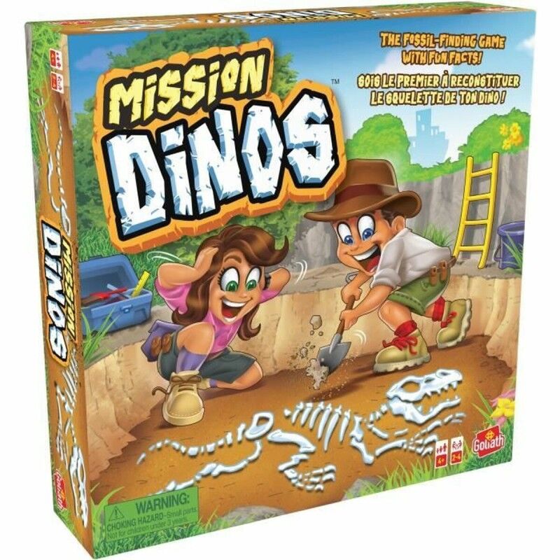 Goliath|Jogo de Mesa Goliath MISION DINOS (FR) Goliath|Jogo de Mesa Goliath MISION DINOS (FR)