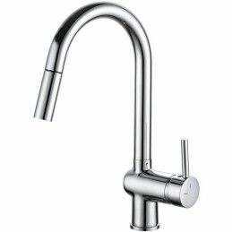 Rousseau|Torneira Monocomando Rousseau Cinzento Grafite Aço inoxidável Latão