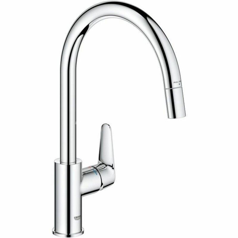 Grohe|Torneira Monocomando Grohe Latão Forma de C Grohe|Torneira Monocomando Grohe Latão Forma de C