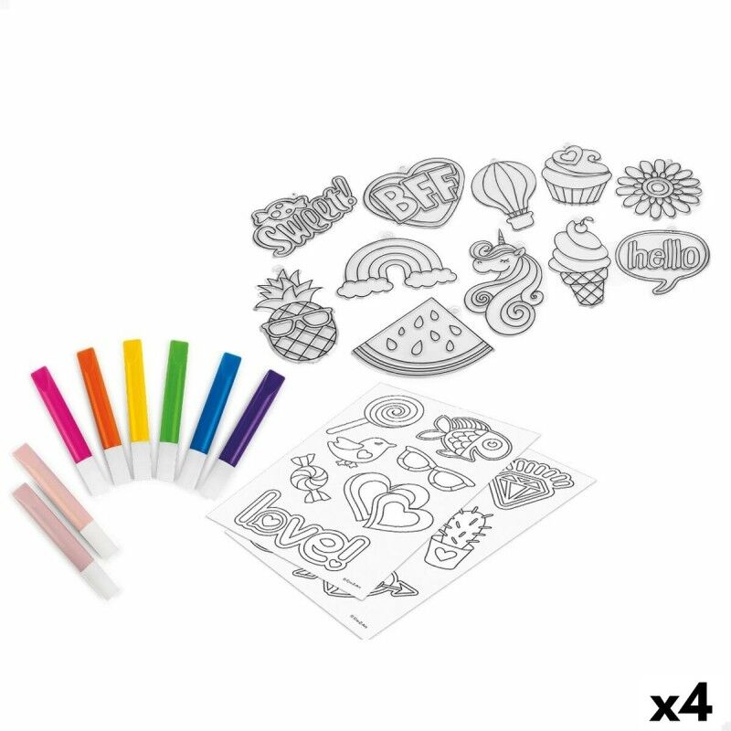 Cra-Z-Art|Conjunto de Trabalhos Manuais Cra-Z-Art Etiquetas Plástico (4 Unidades) Cra-Z-Art|Conjunto de Trabalhos Manuais Cra-Z-Art Etiquetas Plástico (4 Unidades)
