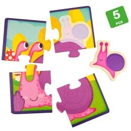 Lisciani Giochi|Puzzle Infantil Lisciani Giochi 16 x 1 x 16 cm animais 16 Peças (6 Unidades)